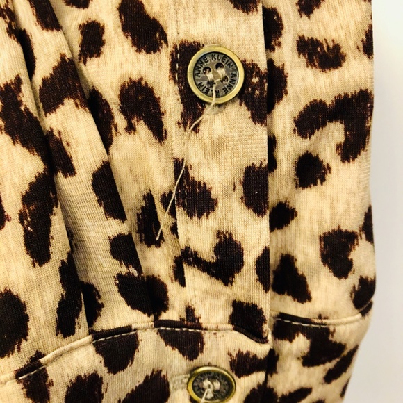 EUC Anne Klein Animal Print Dress Size L - Picture 4 of 10